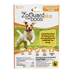 ZoGuard Plus for Dogs 1 dose (5-22 lbs) - Item # 50919