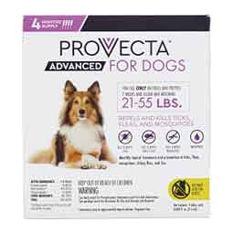Provecta Advanced for Dogs 21-55 lbs 4 ct - Item # 50926
