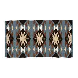 Tejas Saddle Blanket Brown/Turquoise - Item # 50945