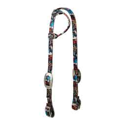 Poly Sliding Ear Horse Headstall Bucking Bronc - Item # 50993