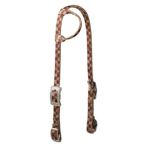 Poly Sliding Ear Horse Headstall Checkerboard - Item # 50993