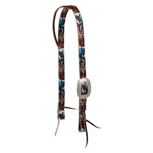 Poly Split Ear Horse Headstall Bucking Bronc - Item # 50994