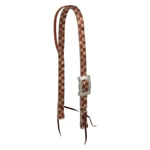 Poly Split Ear Horse Headstall Checkerboard - Item # 50994