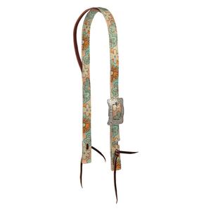 Poly Split Ear Horse Headstall Retro Flower - Item # 50994