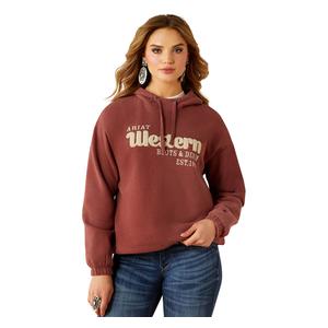 Essential Womens Hoodie Burnt Russett - Item # 51027