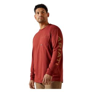Rebar Workman Long Sleeve Mens T-Shirt Russet Brown - Item # 51035