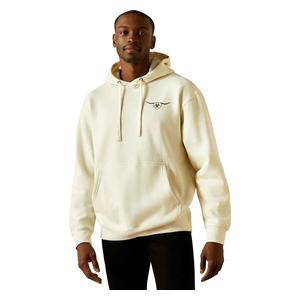 Steer Head Mens Hoodie Oatmeal - Item # 51039