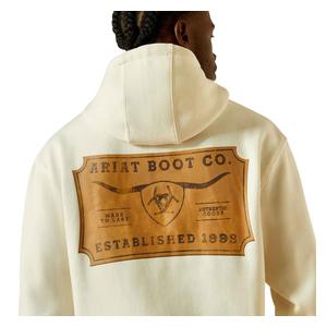 Steer Head Mens Hoodie Oatmeal - Item # 51039