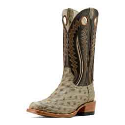Futurity Outlaw 13-in Cowboy Boots Platnium Full Quill Ostrich - Item # 51050