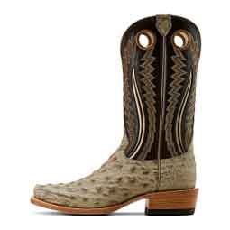 Futurity Outlaw 13-in Cowboy Boots Platnium Full Quill Ostrich - Item # 51050