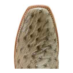Futurity Outlaw 13-in Cowboy Boots Platnium Full Quill Ostrich - Item # 51050