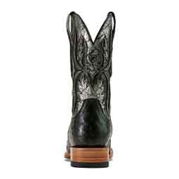 Drifter 11-in Cowboy Boots Black Full Quill Ostrich - Item # 51051