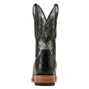 Drifter 11-in Cowboy Boots Black Full Quill Ostrich - Item # 51051