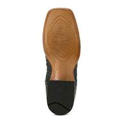 Drifter 11-in Cowboy Boots Black Full Quill Ostrich - Item # 51051