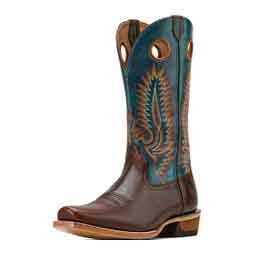 Southland 13-in Cowboy Boots Conquest Brown/Blue - Item # 51053