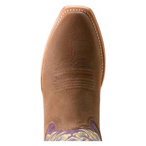 Futurity Champ 13-in Cowboy Boot Dijon Roughout/Royal Purple - Item # 51056