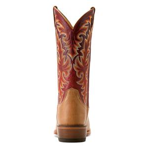 Futurity Champ 13-in Cowboy Boot Flax Tan/Red - Item # 51056