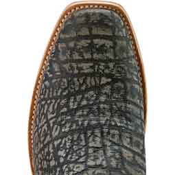 Futurity Showman 13-in Cowboy Boots Cape Gray Buffalo/Raven Black - Item # 51057