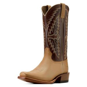 Futurity Showman 13-in Cowboy Boots Flaxen Tan/Enduring Chocolate - Item # 51057