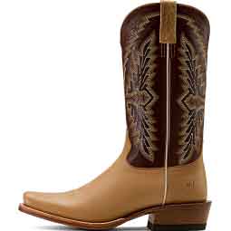 Futurity Showman 13-in Cowboy Boots Flaxen Tan/Enduring Chocolate - Item # 51057