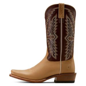 Futurity Showman 13-in Cowboy Boots Flaxen Tan/Enduring Chocolate - Item # 51057