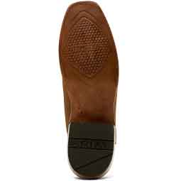 Futurity Showman 13-in Cowboy Boots Foothill Brown Roughout/Violet - Item # 51057