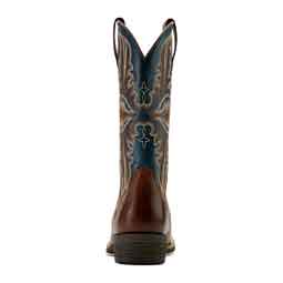 Hustler 13-in Cowboy Boots Brown/Blue - Item # 51058