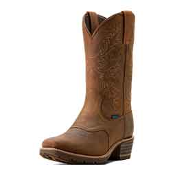 Hybrid Roughstock 12-in Square Toe Waterproof Cowboy Boots Brown - Item # 51063