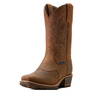 Hybrid Roughstock 12-in Square Toe Waterproof Cowboy Boots Brown - Item # 51063