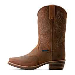 Hybrid Roughstock 12-in Square Toe Waterproof Cowboy Boots Brown - Item # 51063