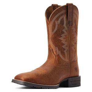 Hybrid Ranchwork 11-in Cowboy Boots Thatch Brown - Item # 51066