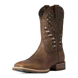 Hybrid VentTEK 11-in Cowboy Boots Distressed Brown - Item # 51068