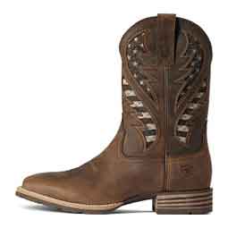 Hybrid VentTEK 11-in Cowboy Boots Distressed Brown - Item # 51068