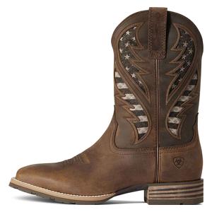 Hybrid VentTEK 11-in Cowboy Boots Distressed Brown - Item # 51068