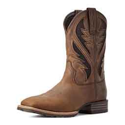 Hybrid VentTEK 11-in Cowboy Boots Distressed Tan - Item # 51068