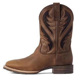 Hybrid VentTEK 11-in Cowboy Boots Distressed Tan - Item # 51068