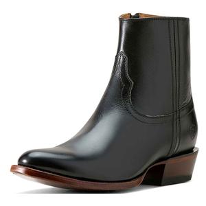 Barrett 8-in Mens Western Boots Inkwell Black - Item # 51082