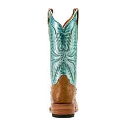 Futurity Revival 13-in Full Quill Ostrich Cowgirl Boots Antique Saddle - Item # 51086