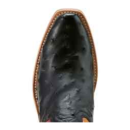 Futurity Revival 13-in Full Quill Ostrich Cowgirl Boots Jet Black/Sunshine - Item # 51086