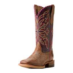 Showdown Square Toe 12-in Cowgirl Boots Dark Tan/Vino - Item # 51087