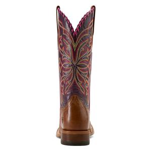 Showdown Square Toe 12-in Cowgirl Boots Dark Tan/Vino - Item # 51087