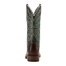 Showdown Square Toe 12-in Cowgirl Boots Espresso/Blue - Item # 51087