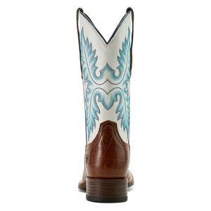 Canyon Point Square Toe 11-in Cowgirl Boots Ginger/White - Item # 51089