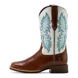 Canyon Point Square Toe 11-in Cowgirl Boots Ginger/White - Item # 51089