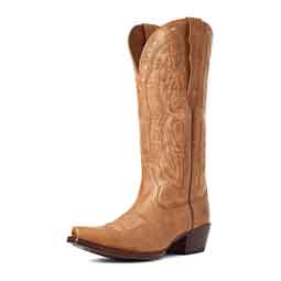 Heritage 13-in Elastic Calf Cowgirl Boots Distressed Brown - Item # 51090