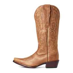Heritage 13-in Elastic Calf Cowgirl Boots Distressed Brown - Item # 51090
