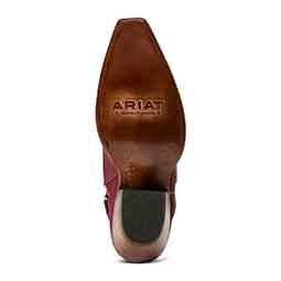 Laramie 18-in Stretch Fit Cowgirl Boots Burgundy Suede - Item # 51093