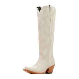Laramie 18-in Stretch Fit Cowgirl Boots Oyster Suede - Item # 51093