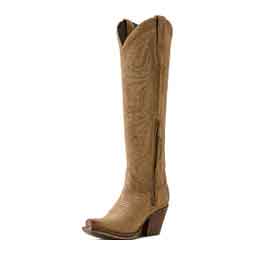 Laramie 18-in Stretch Fit Cowgirl Boots Distressed Dijon - Item # 51093