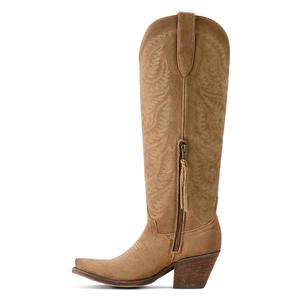 Laramie 18-in Stretch Fit Cowgirl Boots Distressed Dijon - Item # 51093